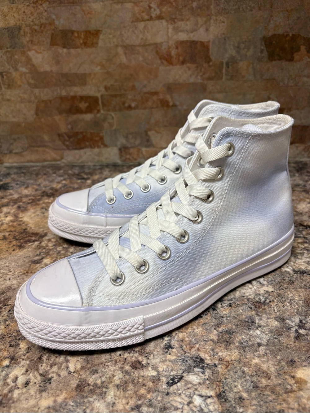 Converse Chuck 70 Hi Muted Cloud Wash Ghost Blue 572562C EUC Size 8.5